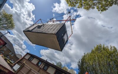 Modules installed at Mitchell Court in Surrey