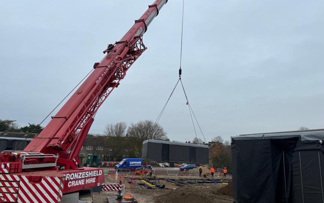 New homes installed in two weeks at West Ashling