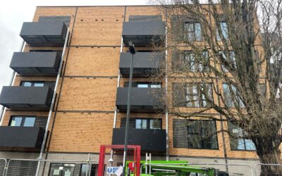 Modules delivered for affordable housing project in Greenwich