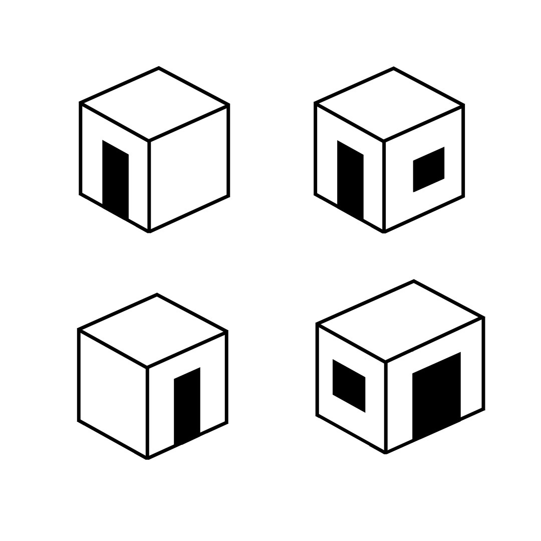 Floor plan of a 3 bedroom modular temporary house for a family by Rollalong
