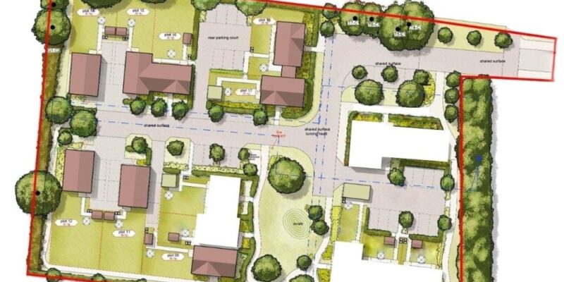Site Map of West Ashling Housing Development