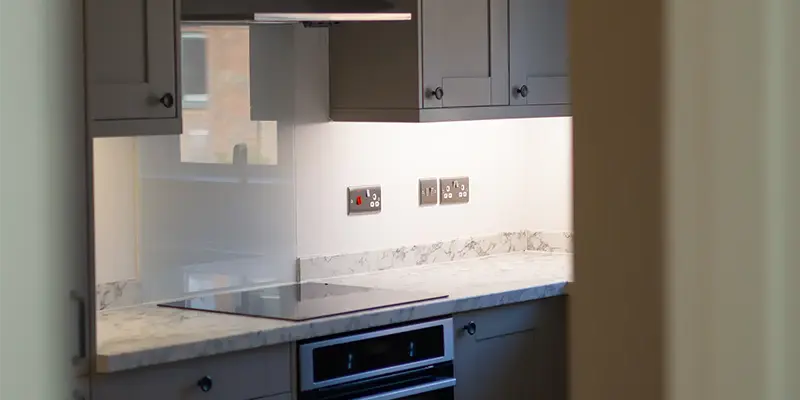 Modern Kitchen installed in the West Ashling Housing Development