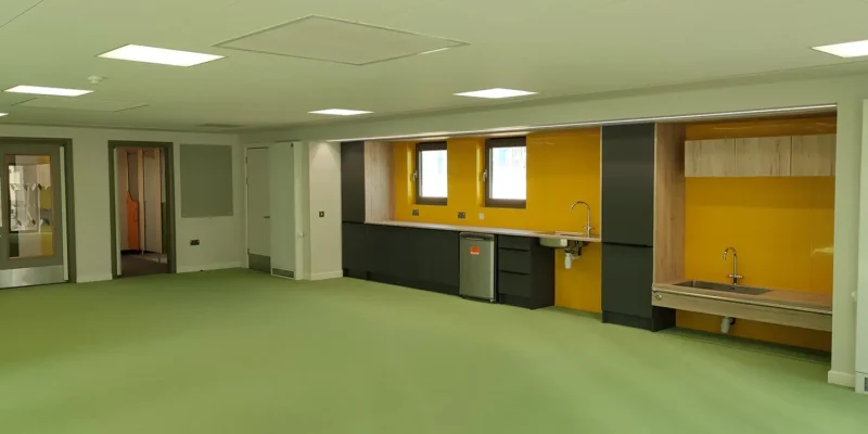 Kings Furlong School Classroom with low and high sinks
