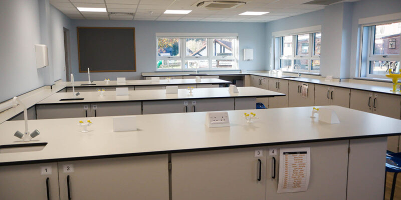Modular Science Classroom at Forres Sandle Manor School