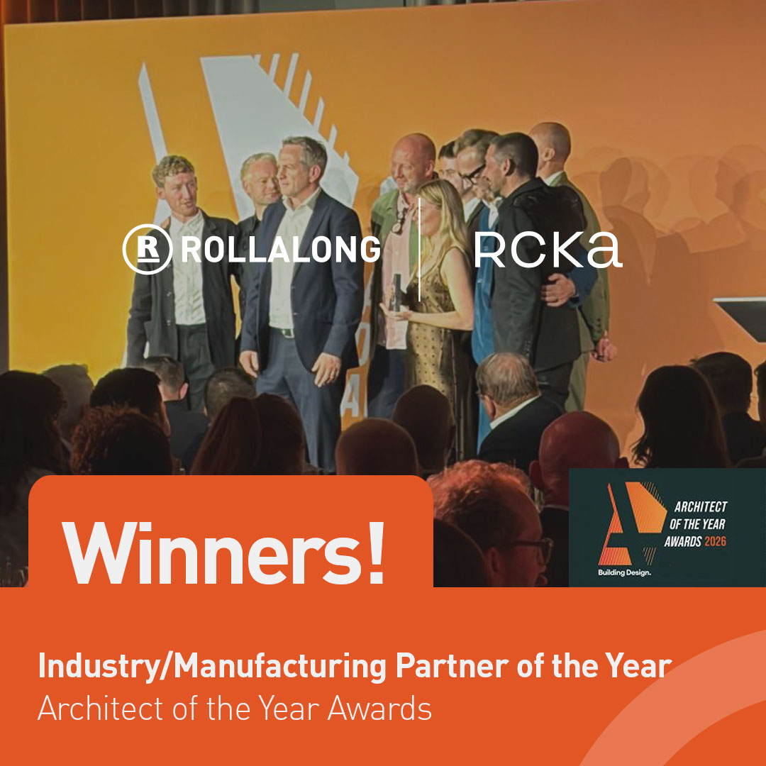 Manufacturing Partner Of the Year Architect awards - Rollalong and RCKA